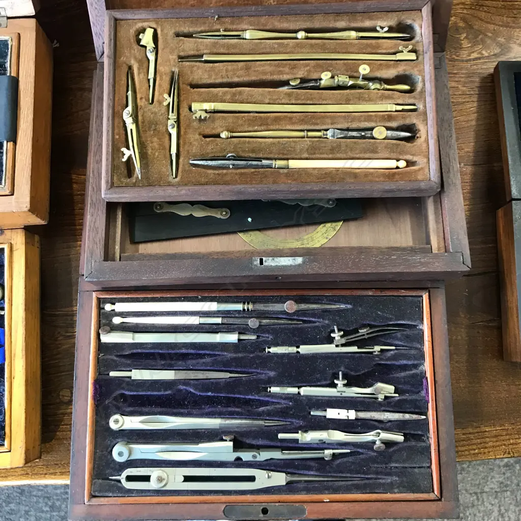 TWO SETS OF DRAUGHTING INSTRUMENTS... Image 1++